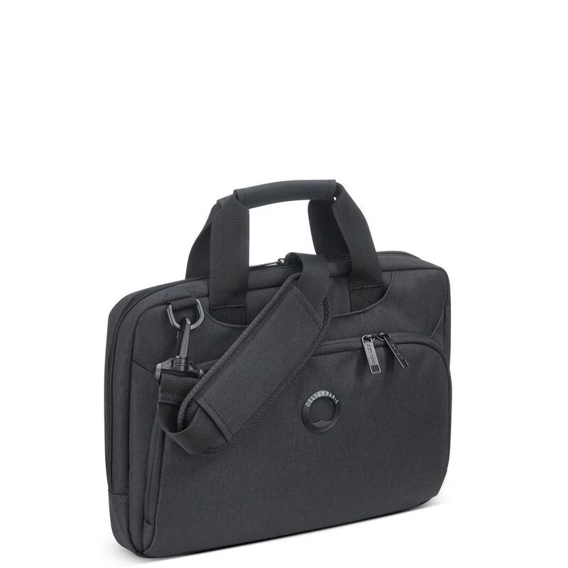 Бизнес компютърна чанта Delsey за 13,3 инча лаптоп, черен цвят